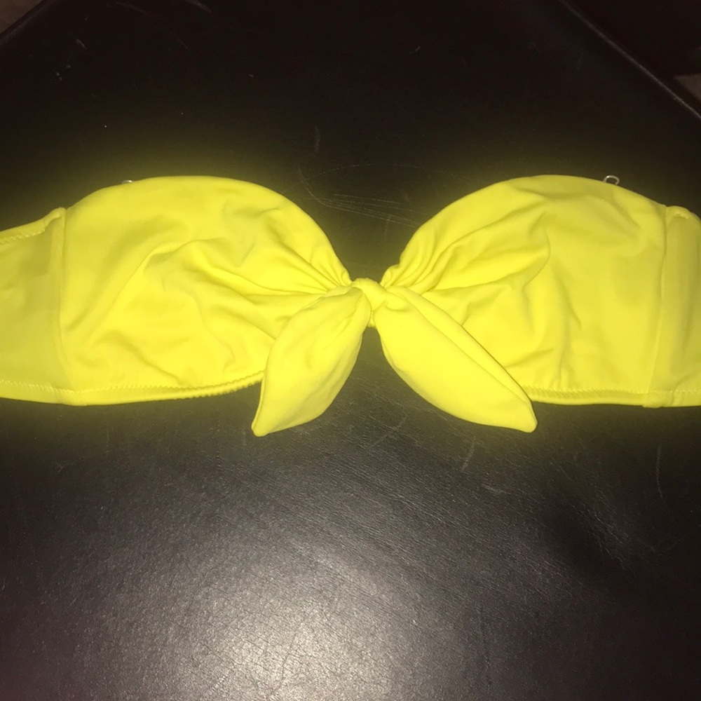 Neon yellow VS bikini top